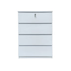Hersh Premium Chest of Drawers Collection CARB-P2 Certified Board Full Laminated Back Panel in 6 Colours