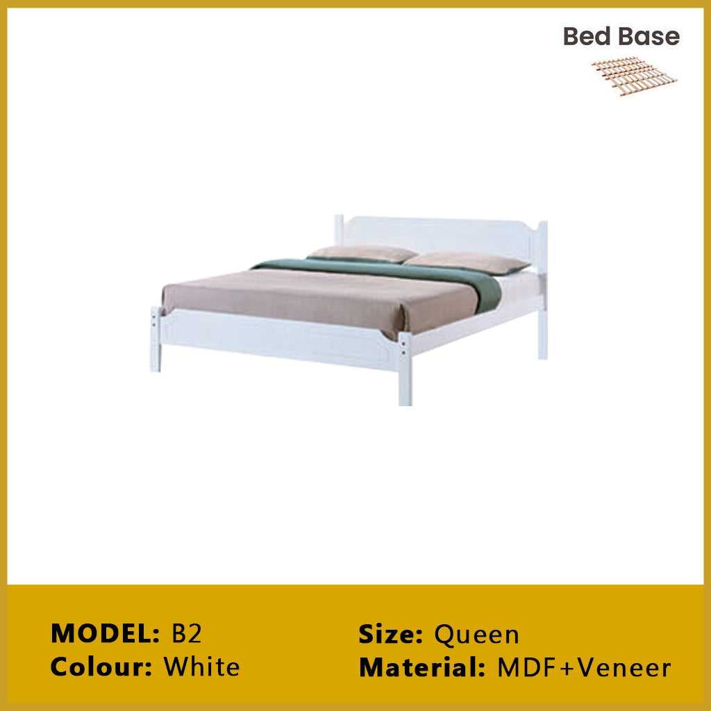 Britton Wooden Bedframe Collection Solid Wood - Queen Size with Mattress Option