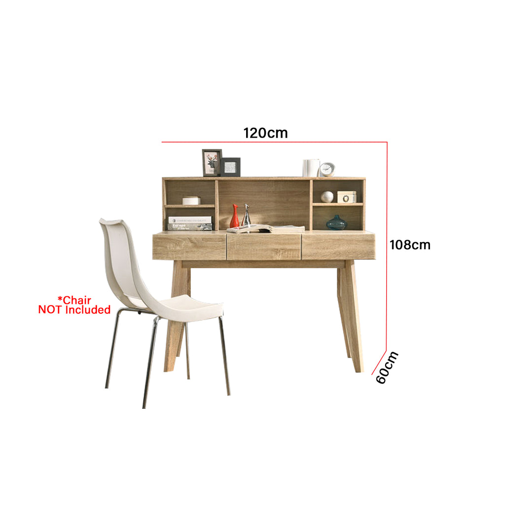 Ayer Series 2 Study Table In Natural