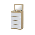 Laney CARB-P2 Certified Board 4 Chest of Drawers with Mirror and Cosmetics Compartment in 2 Models