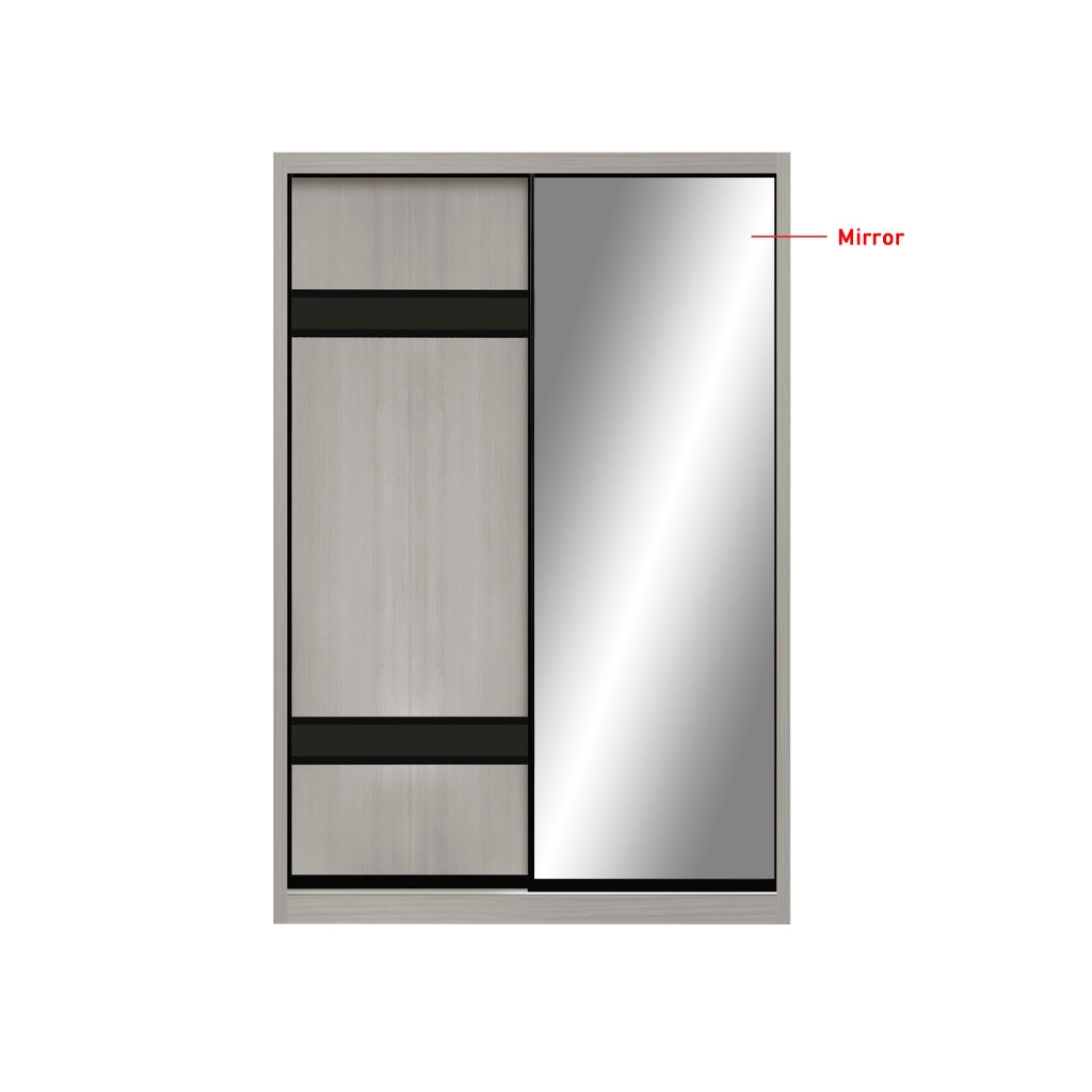 Frankfurt Series 4FT 2-Door Sliding Door Wardrobe in 50 Models Available