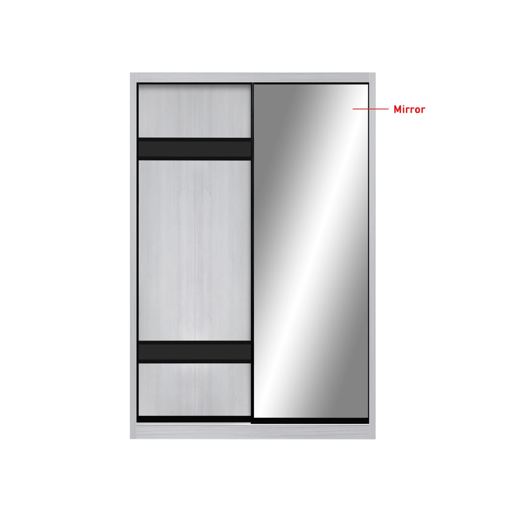 Frankfurt Series 4FT 2-Door Sliding Door Wardrobe in 50 Models Available