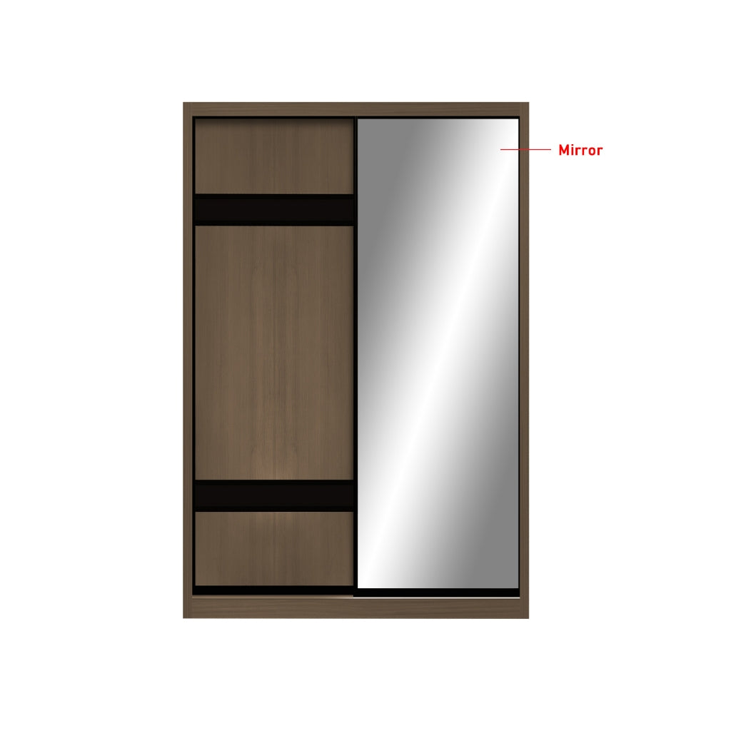 Frankfurt Series 4FT 2-Door Sliding Door Wardrobe in 50 Models Available