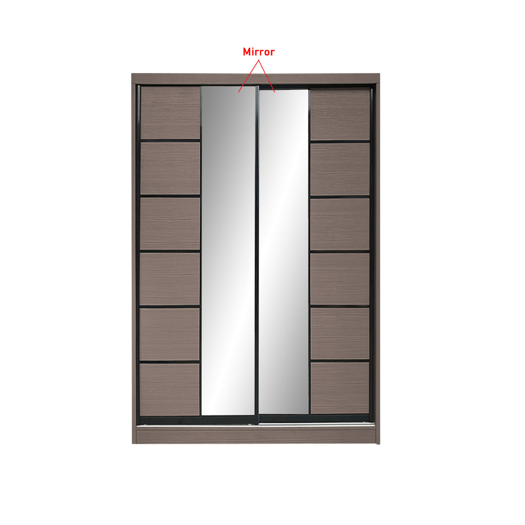 Frankfurt Series 4FT 2-Door Sliding Door Wardrobe in 50 Models Available