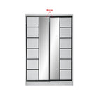 Frankfurt Series 4FT 2-Door Sliding Door Wardrobe in 50 Models Available
