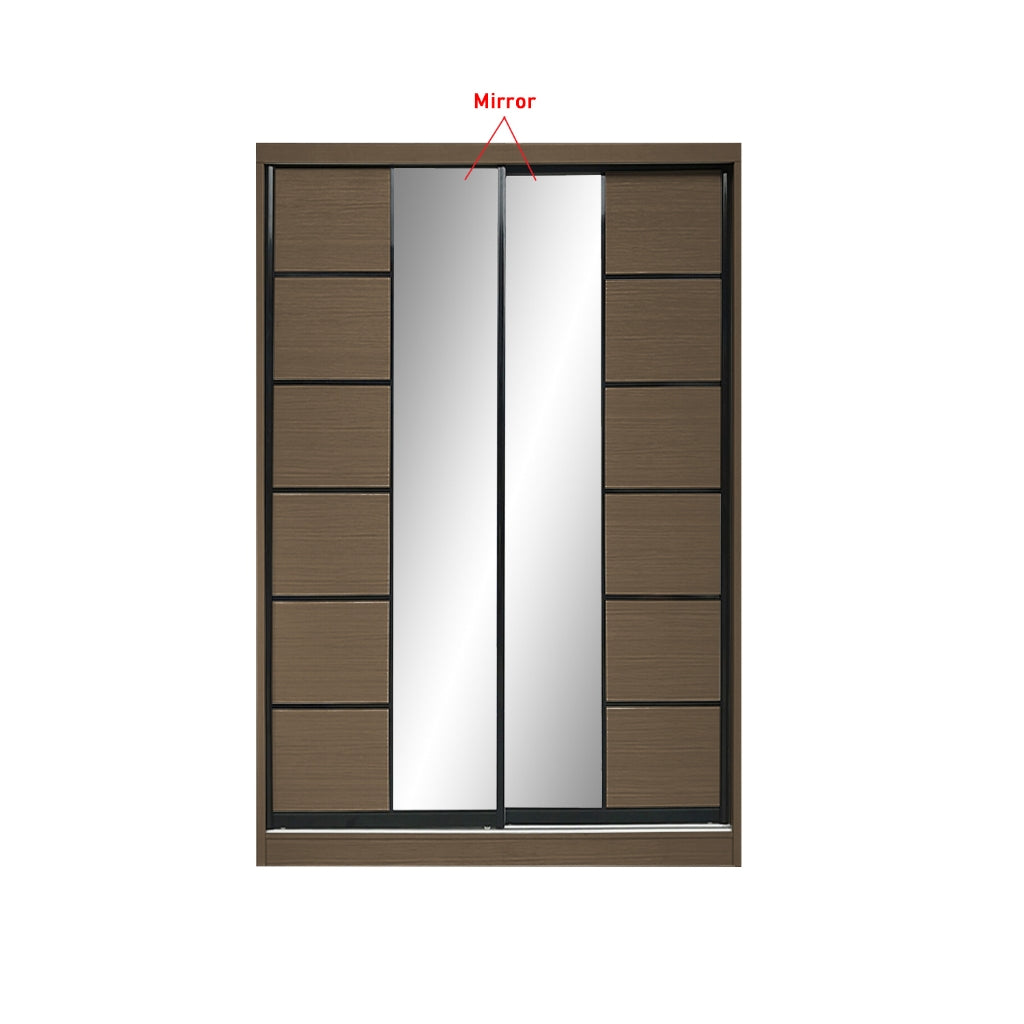 Frankfurt Series 4FT 2-Door Sliding Door Wardrobe in 50 Models Available