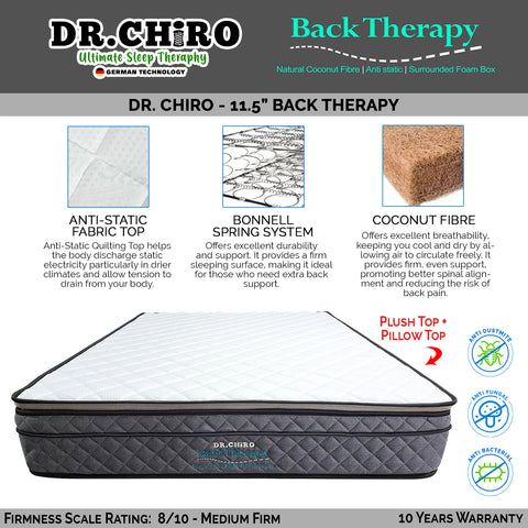 Image of Dr.Chiro 12"/14"/16" Depth Storage Bed Base Pet Friendly Scratch-Resistant Fabric - With Mattress Add-On