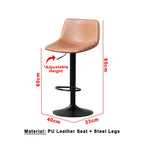 Hendrix Series 2 High Island Chair Bar Stool Chair Steel Legs