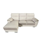 Becca 3-Seater L-Shaped Sofa with Chaise PetFriendly Fabric Scratch-Resistant
