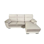 Becca 3-Seater L-Shaped Sofa with Chaise PetFriendly Fabric Scratch-Resistant