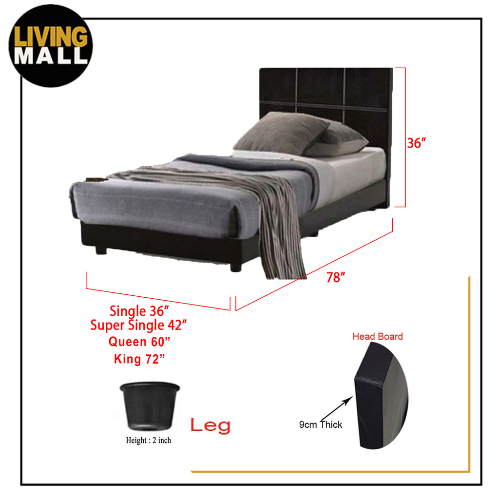 Toluca Bedroom Set Series 10 Includes Wardrobe/Bed Frame/Mattress In Single And Super Single Size.Free Installation