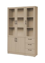 Brock Series Open Shelves Display Cabinet Bookshelf Storage in 3 Colours