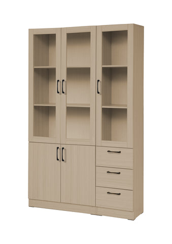 Image of Brock Series Open Shelves Display Cabinet Bookshelf Storage in 3 Colours
