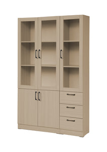Brock Series Open Shelves Display Cabinet Bookshelf Storage in 3 Colours