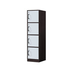 Erzan Series Single and Double Door Cabinet Bookshelf Storage w/lock in 6 Colours