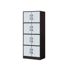 Erzan Series Single and Double Door Cabinet Bookshelf Storage in 6 Colours
