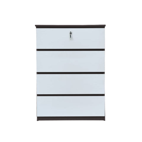 Image of Pachuca Series 2 Premium Chest of 3/4 Drawers Collection Full Laminated Back Panel in 6 Colours