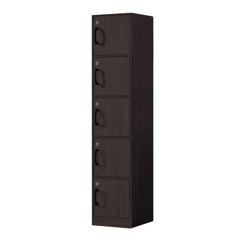 Erzan Series Single and Double Door Cabinet Bookshelf Storage w/lock in 6 Colours