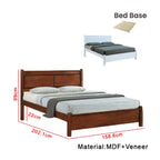 Premium Carlie Series 2 Queen Wooden Bedframe Solid Wood With Plywood Base - w/ Mattress Option