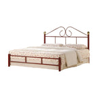 Julie Series 2 Queen Metal Bed Frame Collection w/ Optional Mattress Add On
