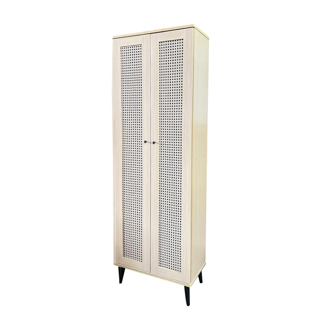 Connie Series Shoe Cabinet CARB-P2 Certified Board Laminated Rattan Pattern