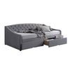 Korro Series Model B Daybed with Drawers - Pet-Friendly Option with Mattress - 56 Colours