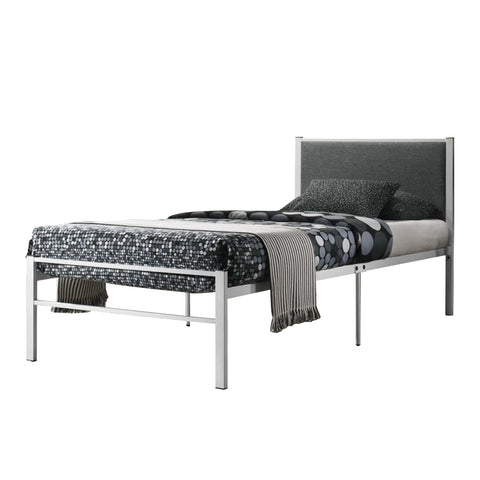 Image of Marzo Single Metal Bed Frame with Under Bed Clearance for Storage w/ Mattress Option