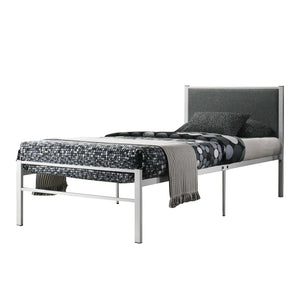 Marzo Single Metal Bed Frame with Under Bed Clearance for Storage w/ Mattress Option