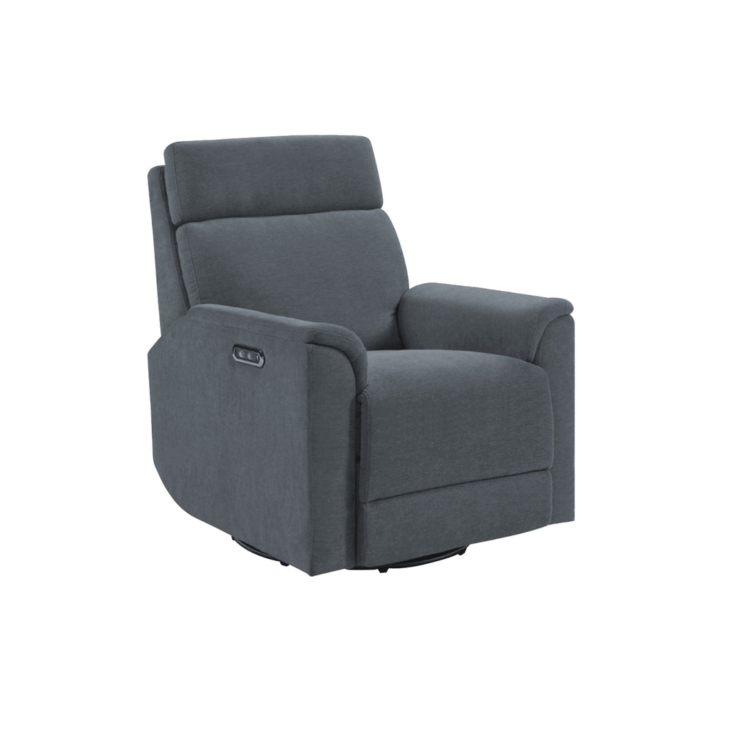 Relazo Single Electric Swivel Recliner Sofa w/ USB Type-C Charging Port PetFriendly (Model B)