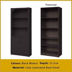 Fauna Series Open Shelves Display Cabinet Bookshelf Storage in 3 Colours