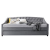 Joash Model B Daybed with Trundle with Mattress - Pet-Friendly Option - 56 Colours