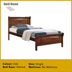 Juliet Single Pull-Out Bedframe Solid Wood Slatted Base  - w/ Mattress Option