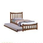 Zoraa Single Pull-Out Bedframe Solid Wood Slatted Base  - w/ Mattress Option
