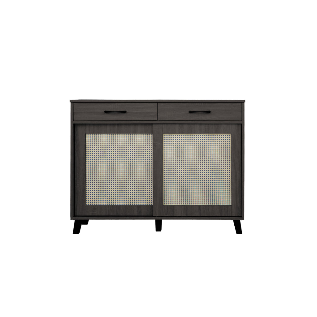 Kaito Japanese Sliding Door Shoe Cabinet CARB-P2 Certified Board in 2 Colours