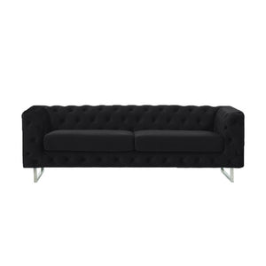 Nottingham Chesterfield 1/2/3 Seater Velvet Fabric Sofa In 3 Colours