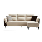 Saffy Fabric 3-Seater / 4-Seater Sofa with Ottoman w/ Pet-Friendly Option