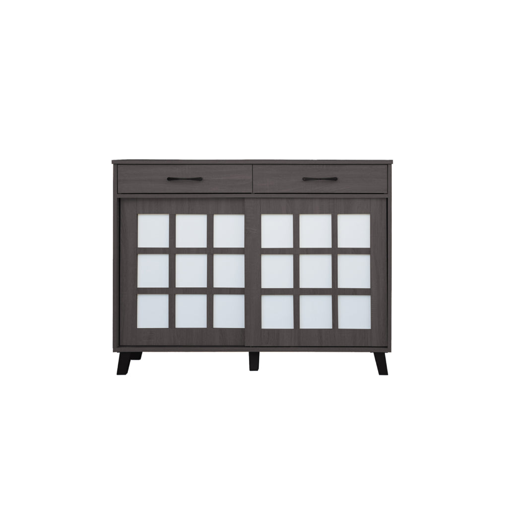 Keiko Japanese Sliding Door Shoe Cabinet CARB-P2 Certified Board in 2 Colours