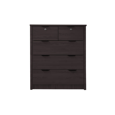 Image of Flori 5-Drawers Premium Chest of Drawers Full Laminated Back Panel in 6 Colours