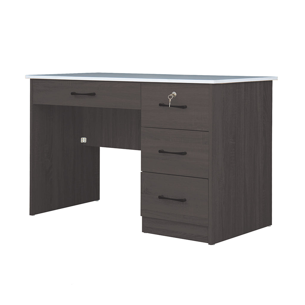 Paxx Study Computer Office Table with Drawer w/ Lock in 4 Colours