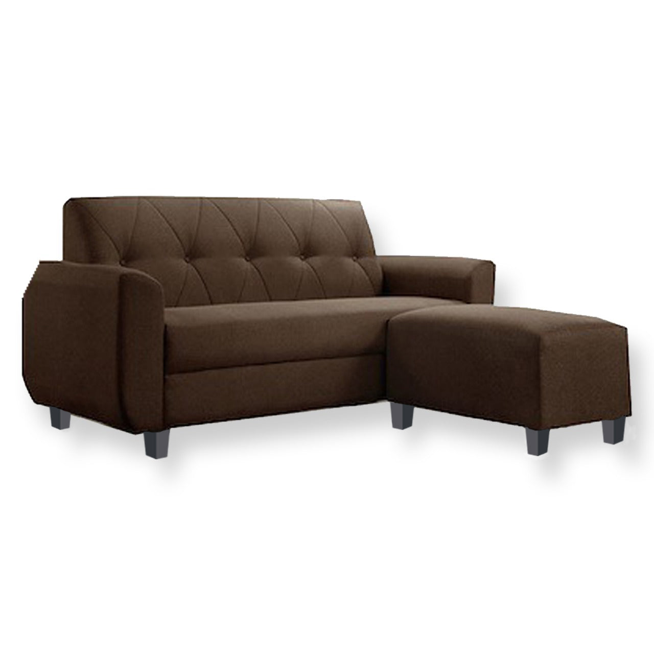 Murray 3 Seater Fabric Sofa with Stool w/ Pet-Friendly Option