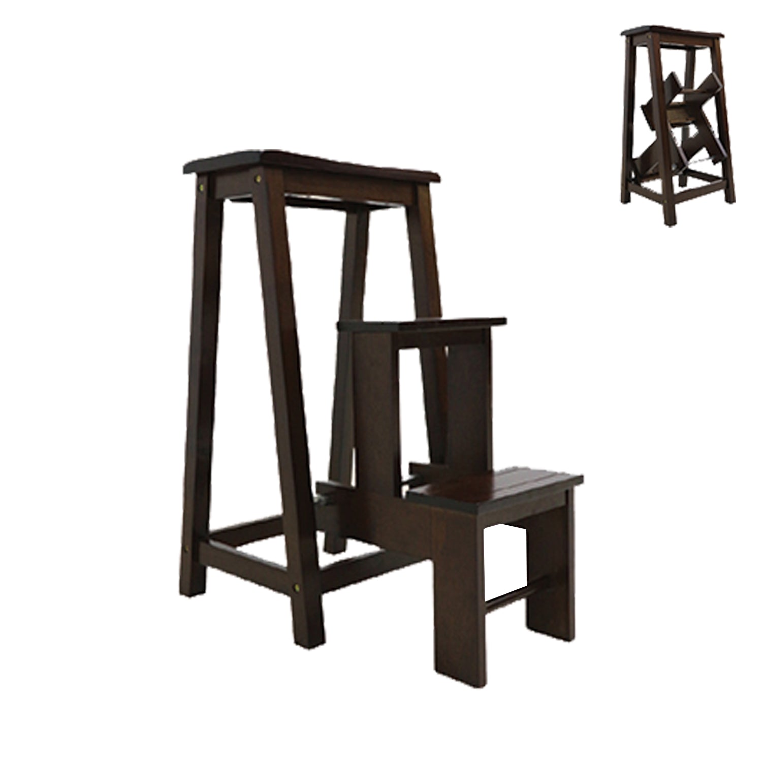 Sala Modern Solid Wood Step Chair N-Step Chair / Foldable Step Stool in 3 Models