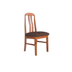 Aisha Dining Chair Collection Solid Wood with Marble or Cushioned Seat in Walnut/Cherry