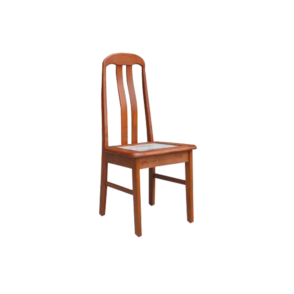 Aisha Dining Chair Collection Solid Wood with Marble or Cushioned Seat in Walnut/Cherry