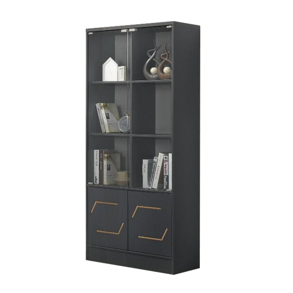 Tessa Series 3 Display Cabinet Book Shelves Glass Door