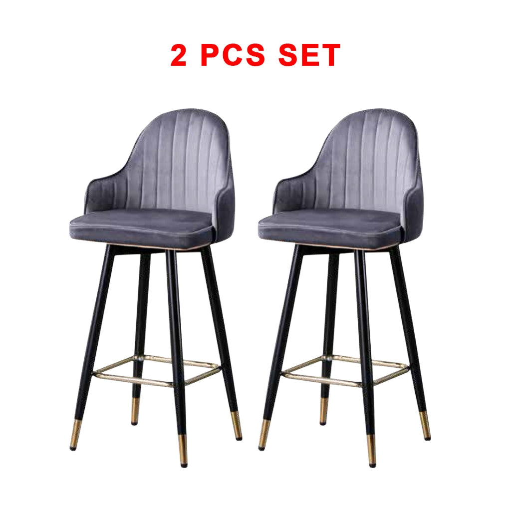 Hendrix Series 3 High Island Chair Bar Stool Chair Steel Legs