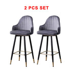 Hendrix Series 3 High Island Chair Bar Stool Chair Steel Legs