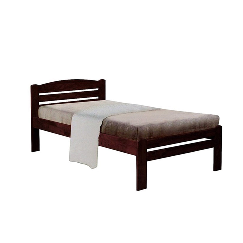 Robby Series 7 Wooden Bed Frame Walnut Single/Super Single Size