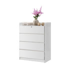 Hersh Premium Chest of Drawers Collection CARB-P2 Certified Board Full Laminated Back Panel in 6 Colours
