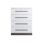 Camie 4 Premium Chest of Drawers Storage Full Laminated Back Panel in 2 Colour