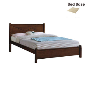 Nadia Series 3 Wooden Bedframe Collection Solid Wood - King Size with Mattress Option